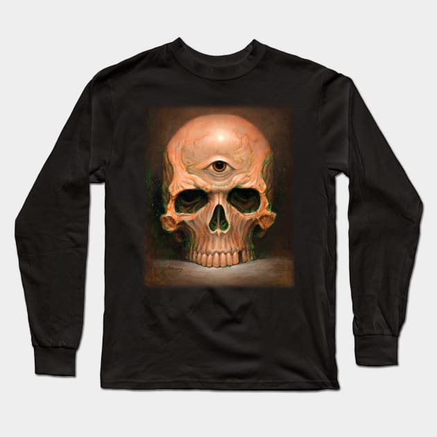 The All Seeing Skull Long Sleeve T-Shirt by Paul_Abrams